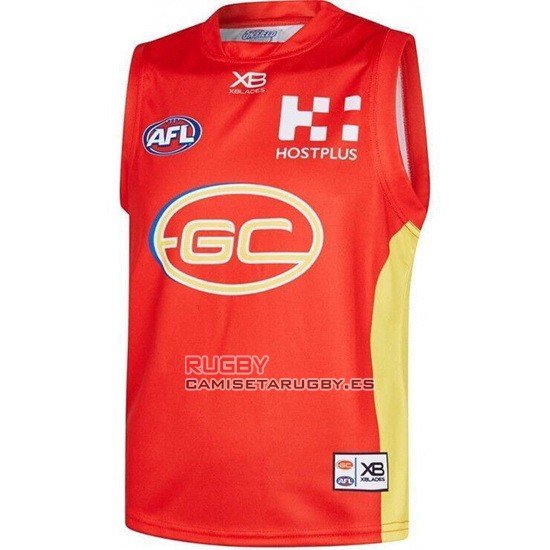 Camiseta Gold Coast Suns AFL 2019 Rojo